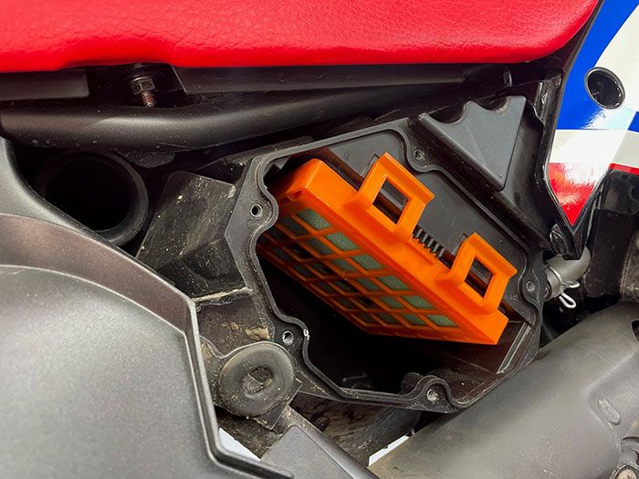 Honda CRF300L Foam Air Filter Installed