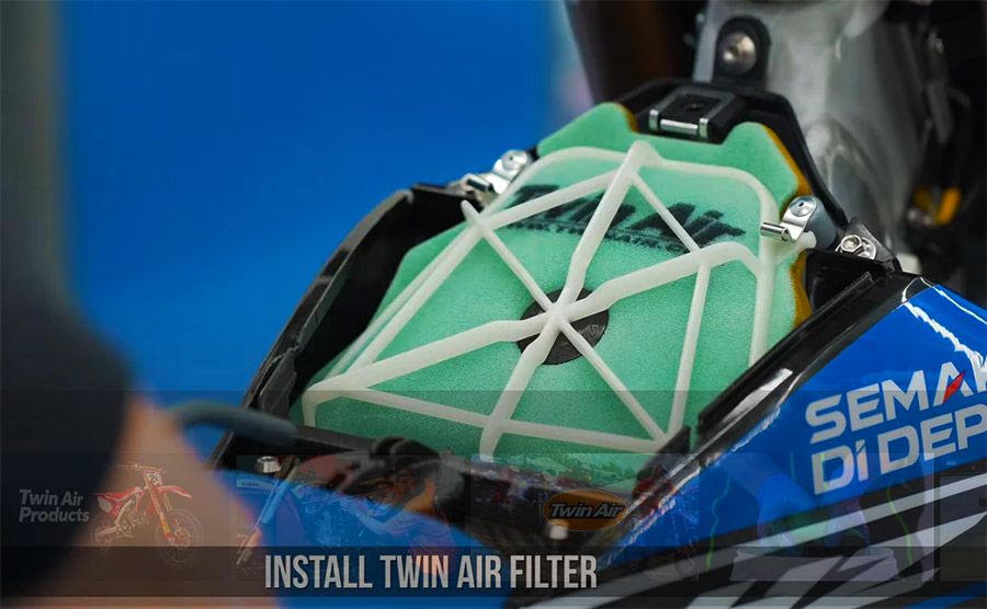 Twin Air filter installation Yamaha